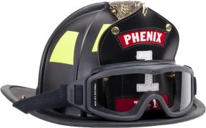 Firefighter Helmet and Googles